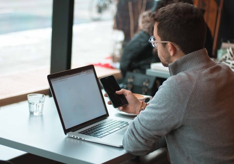 Freelancer working